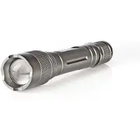 Nedis LTRH3WGY, Lommelykt, Grå, Aluminium, Knapper, IPX5, LED