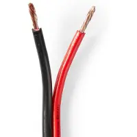 Nedis Cca-høyttalerkabel Cagw2500bk1000 2x 2.5 Mm 100 M
