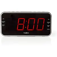 Nedis Clar004bk Vekkerklokke