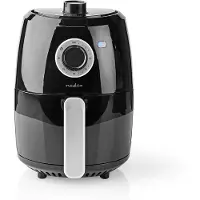Nedis Hot Air Fryer | Timer: 0.5 h | Analog | Aluminium / Sort