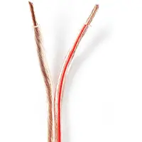Nedis Cabr4000tr250 Høyttalerkabel 2x 4 Mm 25 M