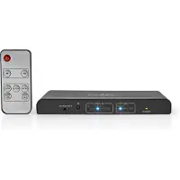 Nedis Hdmi-lyduttrekker 2xhdmi Inn Til Hdmi Toslink 2xrca Ut 4k Metall 3.5 Mm 60hz