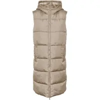 Pieces Pcbee Lang Polstret Vest