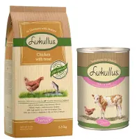 Lukullus Junior Kylling & Kalv - 6 x 400 g