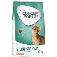 Concept for Life Økonomipakke: - Sterilised Cats Laks 2 x 10 kg