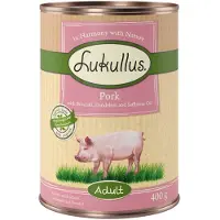Lukullus Økonomipakke 12 x 400 g - Gris med brokkoli