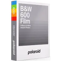 Polaroid - Svart/hvit hurtigvirkende film - 600 - ASA 640 - 8 eksponeringer