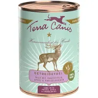 Terra canis kornfritt Gourmetpakke 12 x 400 g - Vilt med potet, epler og tyttebær