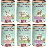 Terra canis kornfritt 6 x 400 g - Mixpakke: (3 sorter)