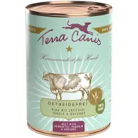 Terra canis kornfritt Gourmetpakke 12 x 400 g - Storfe med squash, gresskar & Oregano