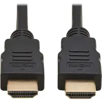 Eaton Tripp Lite Series High-Speed HDMI to HDMI Cable, Digital Video with Audio, UHD 4K, Black, 6 ft. (1.83 m) - HDMI-kabel - HDMI hann til HDMI hann - 1.8 m - dobbeltisolert - svart - 4K-støtte