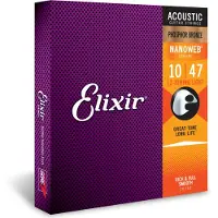 Elixir 16152 NANOWEB Phosphor Bronze 12-String Set 10-47