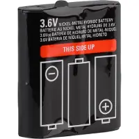 Motorola 59PMNN4477, batteri, Talkabout T62,T82, T82EX, T92 H2O, svart, nikkel-metallhydrid (NiMH), 800 mAh, 3,6 V