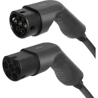 Deltaco e-Charge EV-3203 Ladekabel for elbiler, type 2 til type 2, 3 faser