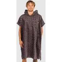After Waves Poncho svart