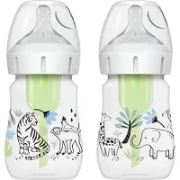 Dr. Brown's DR BROWN`S-WB52014-FLASKE MED VID HALS 150 ML OPTIONS+ 2PAK JUNGLE