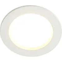 Arcchio LED-innfellingslampe Milaine, Ø 10 cm, hvit, dimbar