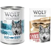 Wolf of Wilderness Økonomipakke Adult 24 x 400 g – Single Protein - Blue River - Fisk