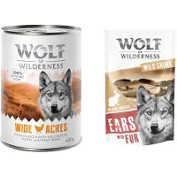 Wolf of Wilderness Økonomipakke: Adult 12 x 400 g - Wide Acres - Kylling