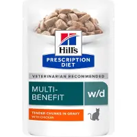 Hill's Pet Nutrition w/d med kylling - 12 x 85 g