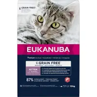 Eukanuba Katt Kornfri Kattunge Laks 10kg