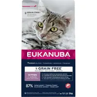 Eukanuba Kitten Grain Free rikt på laks - 2 kg