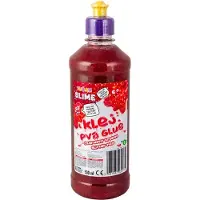 TUBAN Rødt PVA glitterlim 500ml