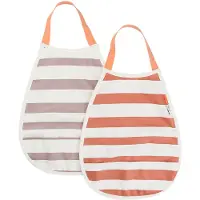 Done by Deer Smekke - 2-pack - PU - Papaya/Powder m. Striper - - OneSize - Smekke