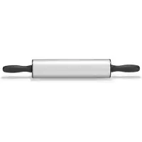 HorecaTraders kjevle med slippbelegg 25 cm, stål, sølv-svart