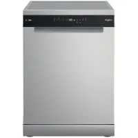 Whirlpool W7F HP33 X, Frittstående, Full størrelse (60 cm), Rustfritt stål, Sort, Knapper, LED