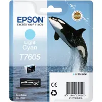Epson T7605 Blekkpatron lys cyan