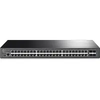 TP-LINK JetStream T2600G-52TS - Switch - Styrt - 48 x 10/100/1000 + 4 x Gigabit SFP - rackmonterbar