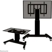NeoMounts PLASMA-M2500T - Vogn - motorisert - for flatpanel / AV-utstyr - svart, RAL 9005 - skjermstørrelse: 42-100