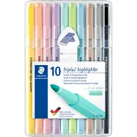 Staedtler Markeringspenner Triplus textsurfer 10-pack Pastell Staedtler