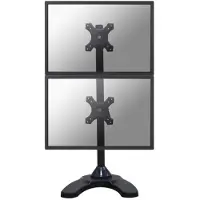 NeoMounts FPMA-D700DDV - Stativ - full bevegelse - for 2 LCD-skjermer - svart - skjermstørrelse: 10-27 - skrivebordsstativ, malje, skrivebordsmonterbar