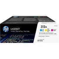 HP 312A - 3-pack - gul, cyan, magenta - original - LaserJet - tonerpatron (CF440AM) - for Color LaserJet Pro MFP M476dn, MFP M476dw, MFP M476nw