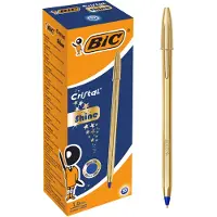 BIC Celebration Blue Oil Based Ink Penn 20 Enheter