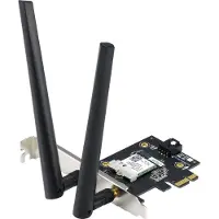 Asus PCE-AX1800 Dual Band PCI-E WiFi 6 (802.11ax). Bluetooth 5.2 WPA3 network security OFDMA and MU-MIMO