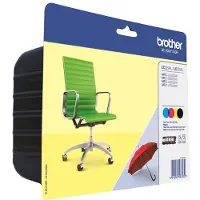 Brother LC229XL Value-Pack - 4-pack - svart, gul, cyan, magenta - original - blister med sikkerhet - blekkpatron - for MFC-J5320DW, MFC-J5625DW