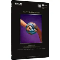 Epson Fine Art Velvet - Fløyel - A3 plus (329 x 423 mm) 20 ark papir - for SureColor P5000, P800, SC-P10000, P20000, P5000, P700, P7500, P900, P9500