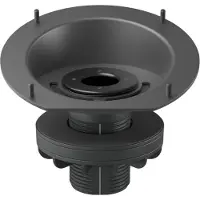 Logitech Tap Riser Mount - Kontrollermonteringssett for videokonferanse - grafitt - for Room Solution Base Bundle, Huddle, Large; Tap for Google Ha...