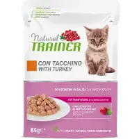 Trainer Natural Cat Natural Trainer Kitten & Young våtfôr til kattunger - 12 x 85 g kalkun