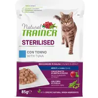 Trainer Natural Cat Natural Trainer Adult Sterilisert 24 x 85 g våtfôr for katter - med tunfisk