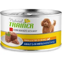 Trainer Natural Dog Natural Trainer Small & Toy Voksen 12 x 150 g - 12 x 150 g storfekjøtt