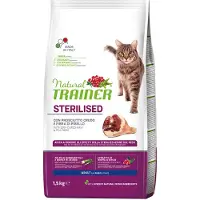 Trainer Natural Cat Natural Trainer Cat Sterilisert med rå skinke - 1,5 kg