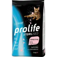 PROLIFE Cat Sensitive sterilisert svinekjøtt og ris - 7 kg