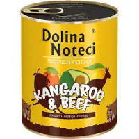 Dolina Noteci Superfood, 12 x 800 g - Kenguru og storfekjøtt