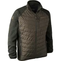 Deerhunter Moor Padded Jacket with knit Brown Leaf 3XL
