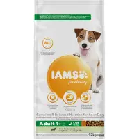 IAMS Advanced Nutrition Adult Small & Medium Dog med lam - Sparepakke: 2 x 12 kg