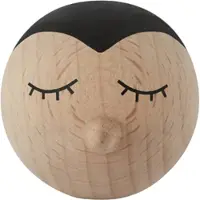 OYOY Knagg - 4x4x4 cm - Mini - Penguin - Naturlig - - OneSize - Knagg